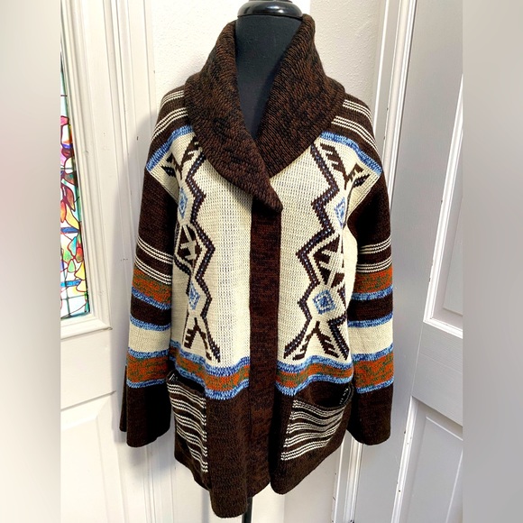 Sweaters - * Vintage 1980’s Aztec Style Southwestern XXL Sweater